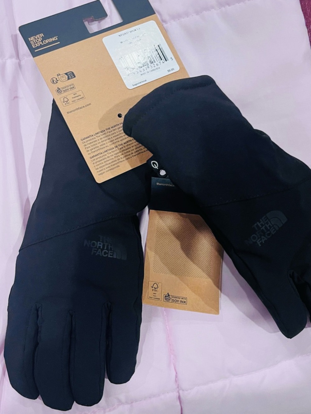 The North Face Black Softshell Gloves